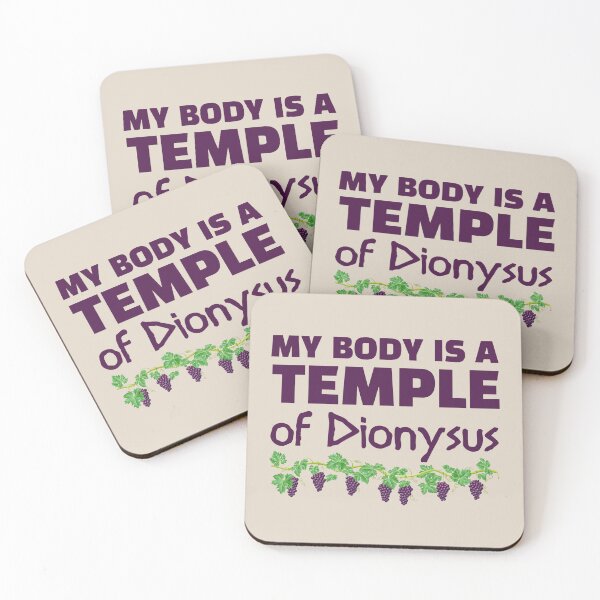 Item preview, My body is a temple of Dionysus (2) (on cream) designed and sold by DotorEaon.