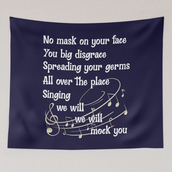 Item preview, No Mask On Your Face designed and sold by HappySchnapper.