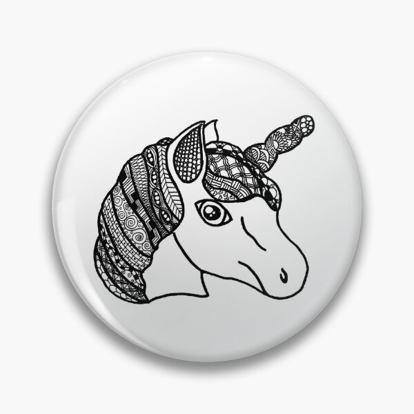 Item preview, Unicorn Doodle No. 1 designed and sold by SLEWDesigns.
