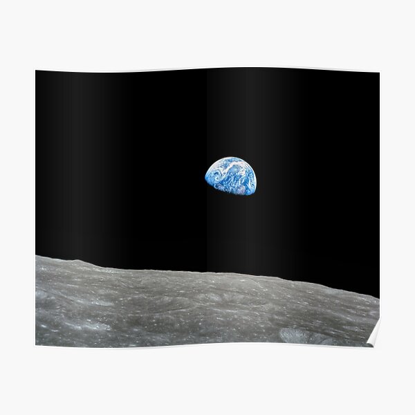 Earthrise - Apollo 8 Poster