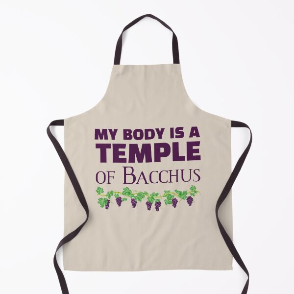 Item preview, My body is a temple of Bacchus (2) (on cream) designed and sold by DotorEaon.