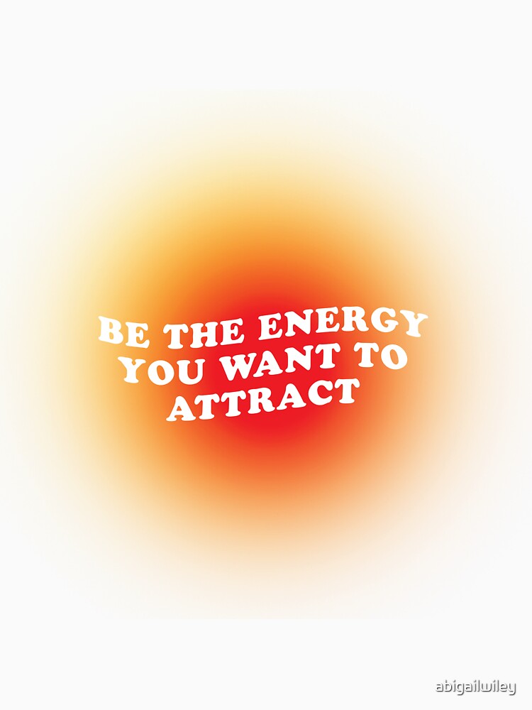 Be The Energy You Want to Attract Print - Pastel Gradient Wall Art