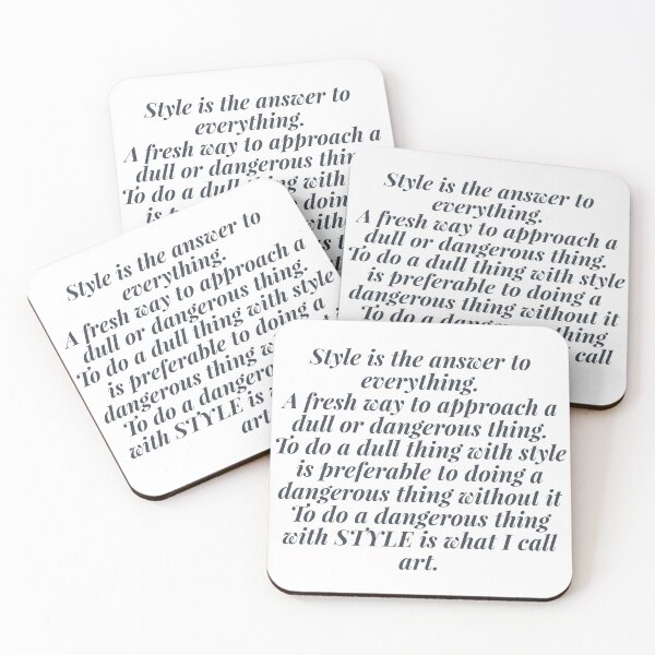 Item preview, Style is the Answer to everything. designed and sold by purpleivy.