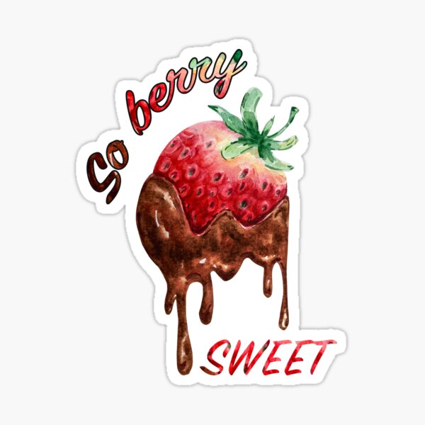 Printed luggage tag Kitchen Art Wall Decor Strawberries Melted Chocolate Confectionery Fruit Sweet Delicacies Protect personal privacy Brown Red W2.7 x L4.6 