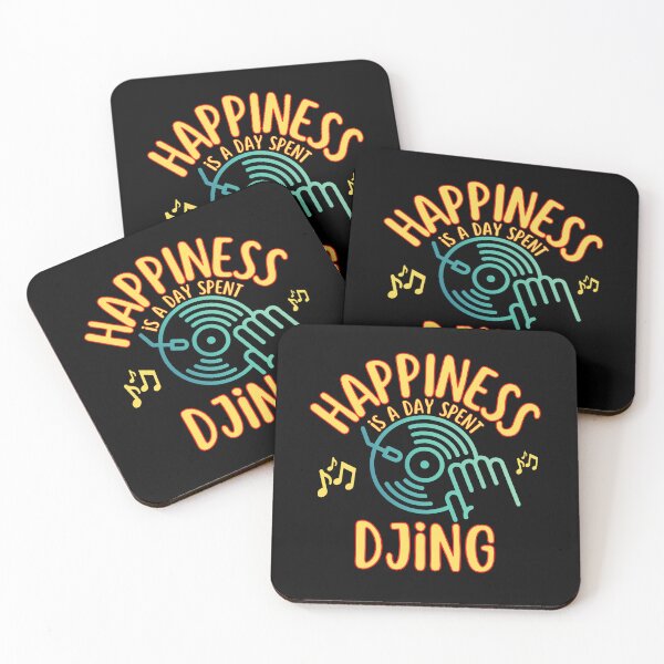 Item preview, Happiness is a day spent DJing Scripter. designed and sold by JockArts.