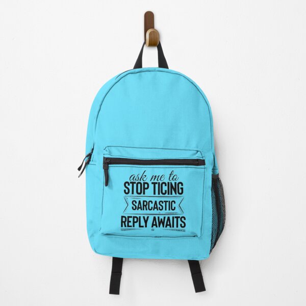 Item preview, Ask Me To Stop Ticing Sarcastic Reply Awaits, Tourette’s Awareness, Tourette Syndrome  designed and sold by MJDezigns.