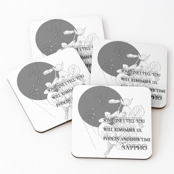 Item preview, Sappho Someone will remember us greek quote designed and sold by naidaprimera.