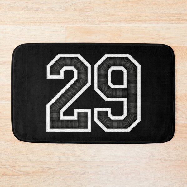 Item preview, 29 Black Jersey Sports Number twenty-nine Football 29 designed and sold by elhefe.