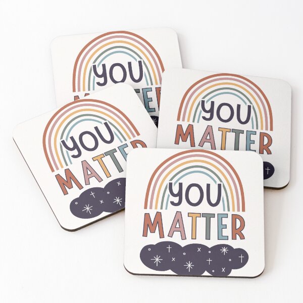 Item preview, You Matter Boho Rainbow designed and sold by Plant  Kind Thoughts.