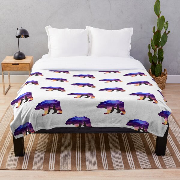 Item preview, Purple Sky Mountain Bear designed and sold by MakeTrendy.