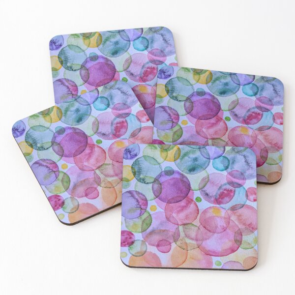 Item preview, Watercolor colorful drops designed and sold by yul4ik80.