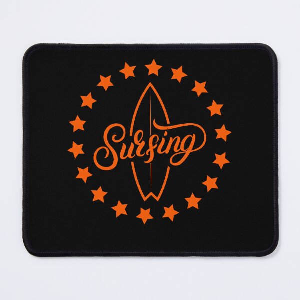 Item preview, Surfing with Circle of Stars Orange designed and sold by CeitidhArt.