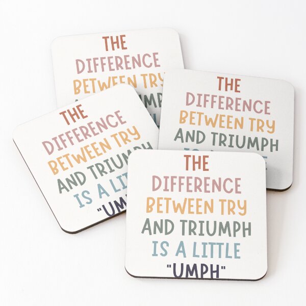 Item preview, Try and Triumph designed and sold by Plant  Kind Thoughts.