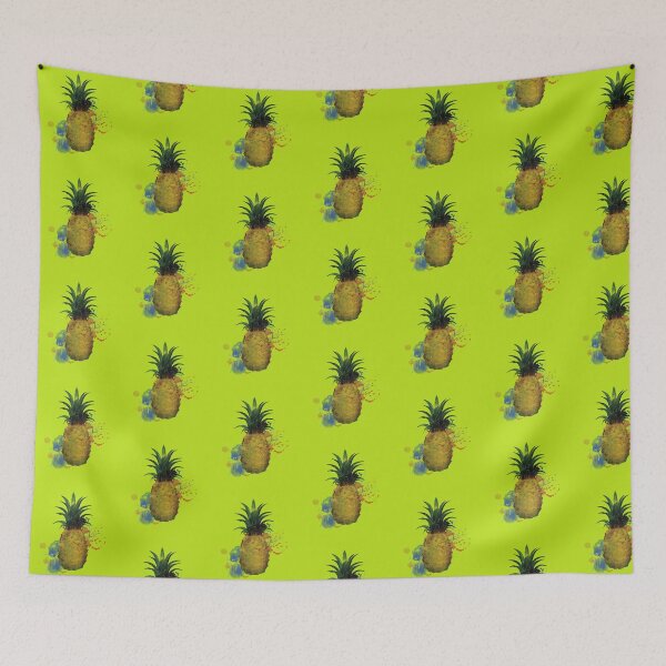 Item preview, funny fruit,Pineapple drawn from watercolor designed. designed and sold by EWIKA By Ekawit.