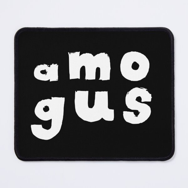 Item preview, Amogus Quotes Monochrome Black designed and sold by Meepuruproject.