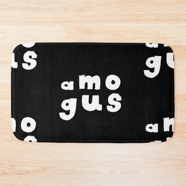 Item preview, Amogus Quotes Monochrome Black designed and sold by Meepuruproject.