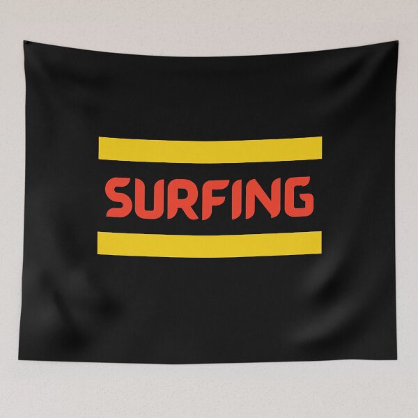 Item preview, Surfing Sandwiched Yellow and Orange designed and sold by CeitidhArt.