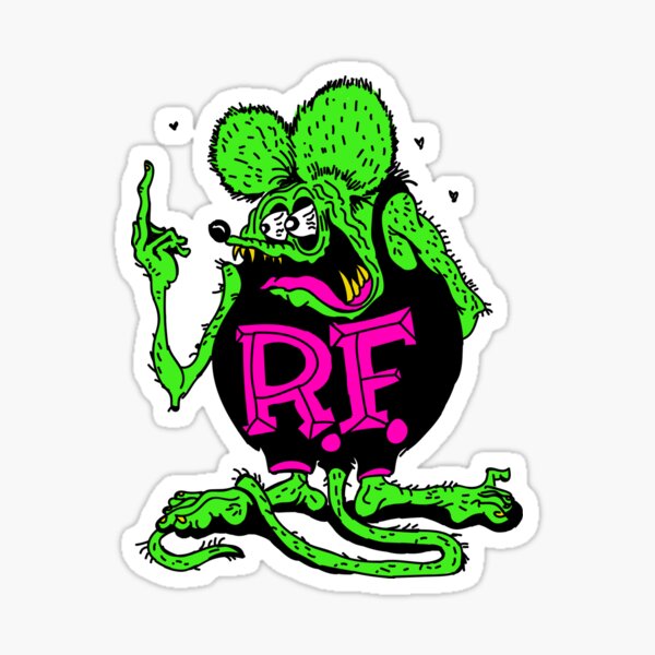 rat fink decal