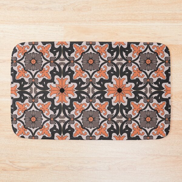 Item preview, Oriental flower tile pattern designed and sold by arkantus.