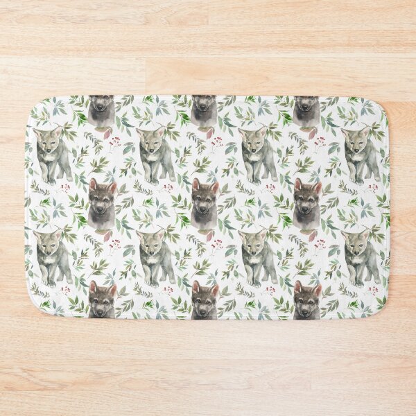 Item preview, Woodland Wolf designed and sold by WildAliceArt.