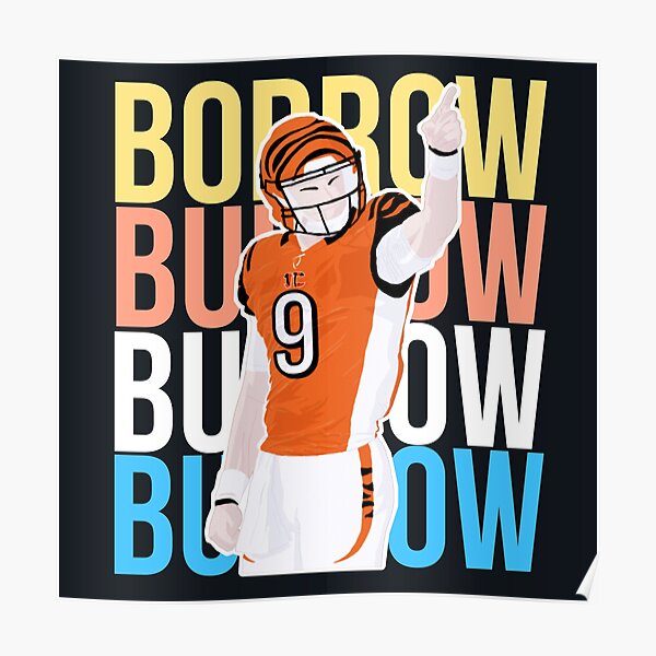 Joe Burrow Poster Cincinnati Bengals Print 11x14 Minimalist -   Finland