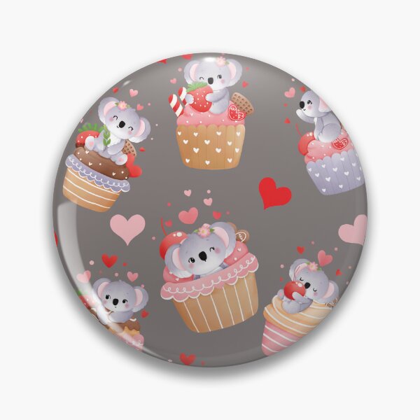 Item preview, Koala Cupcake, seamless pattern designed and sold by samah82.