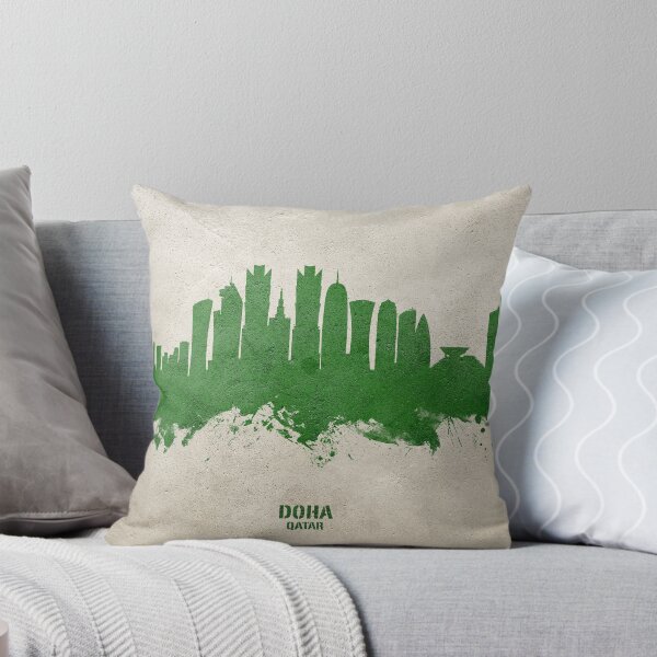Item preview, Doha Qatar Skyline designed and sold by ArtPrints.
