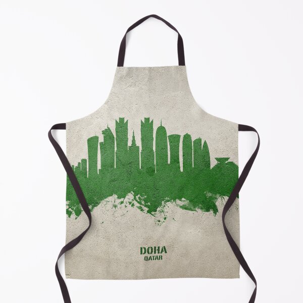 Item preview, Doha Qatar Skyline designed and sold by ArtPrints.
