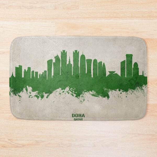 Item preview, Doha Qatar Skyline designed and sold by ArtPrints.