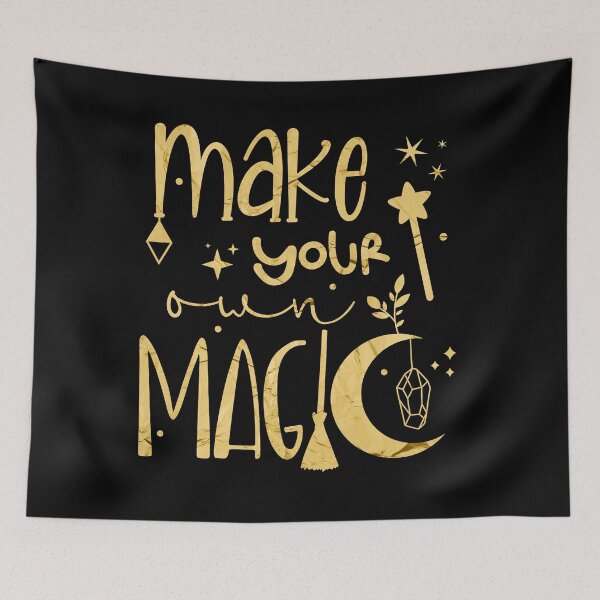 Item preview, Make Your Own Magic - Gold designed and sold by TheWitchesBroom.
