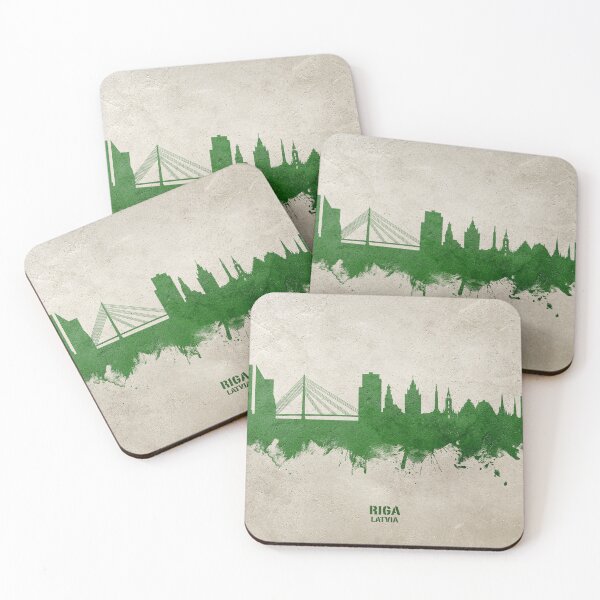 Item preview, Riga Latvia Skyline designed and sold by ArtPrints.