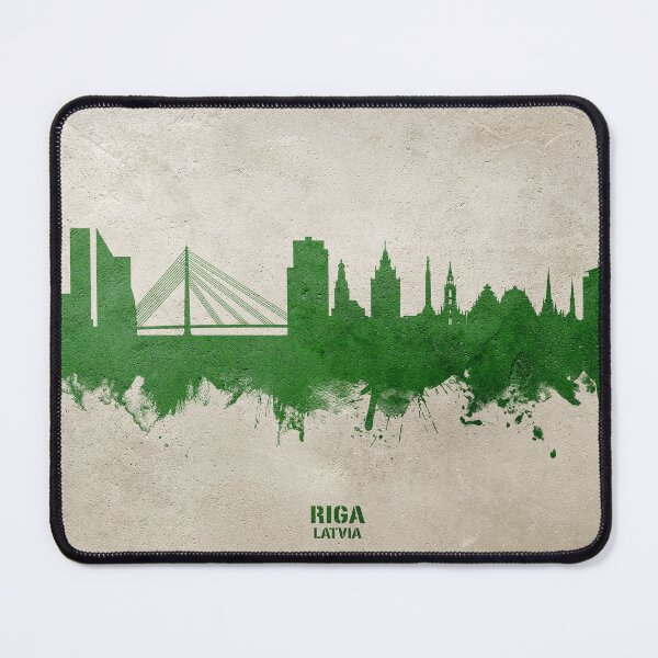 Item preview, Riga Latvia Skyline designed and sold by ArtPrints.