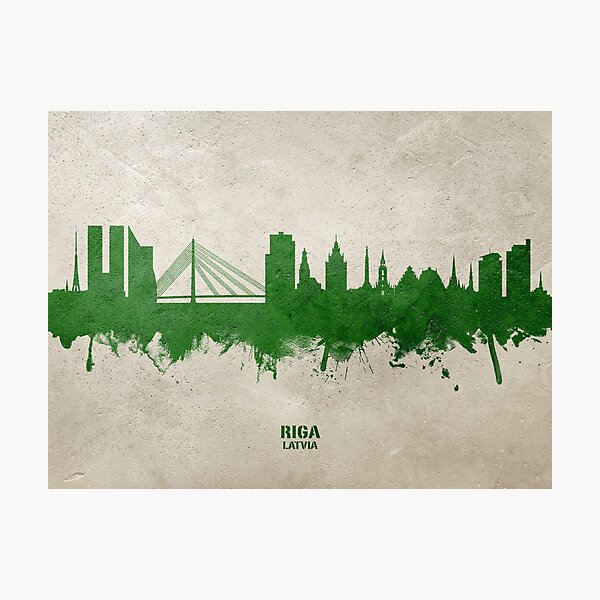 Item preview, Riga Latvia Skyline designed and sold by MICHAEL TOMPSETT.