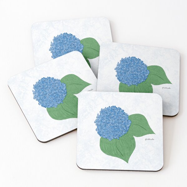 Item preview, blue hydrangea designed and sold by emilyaustyn-art.