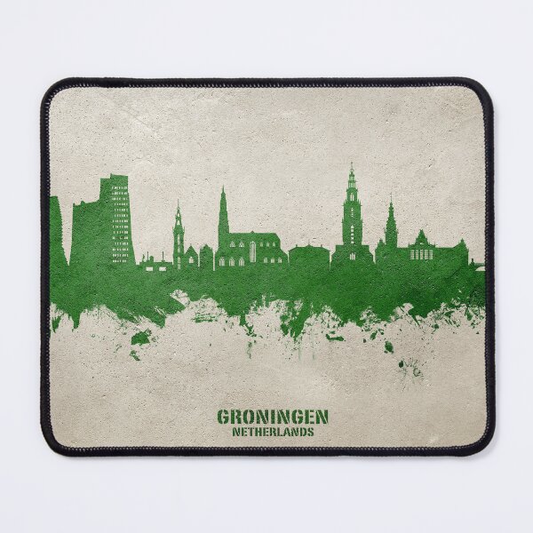 Item preview, Groningen The Netherlands Skyline designed and sold by ArtPrints.