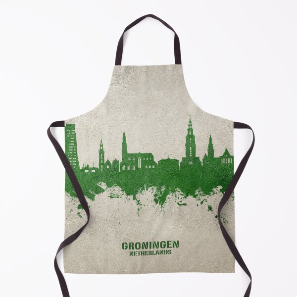 Item preview, Groningen The Netherlands Skyline designed and sold by ArtPrints.