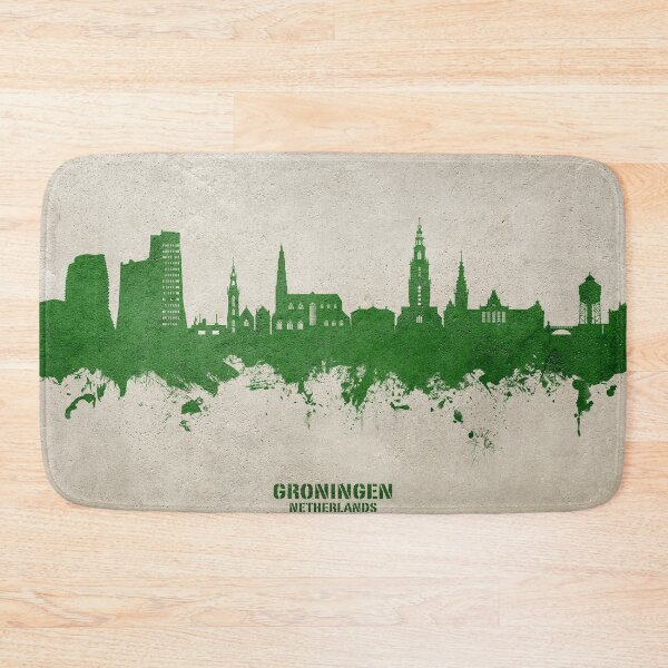 Item preview, Groningen The Netherlands Skyline designed and sold by ArtPrints.