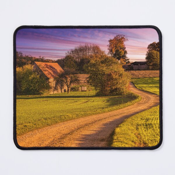 Item preview, Romantic Farm lane Landscape - Nature scenery designed and sold by S Quinn.