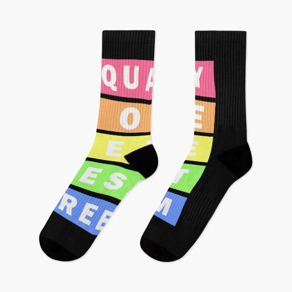 Item preview, Rainbow Block Text Equality Love Peace Respect Freedom designed and sold by CeitidhArt.