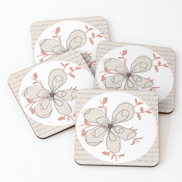 Item preview, Sand Colored Floral Design designed and sold by debjaynedesign.