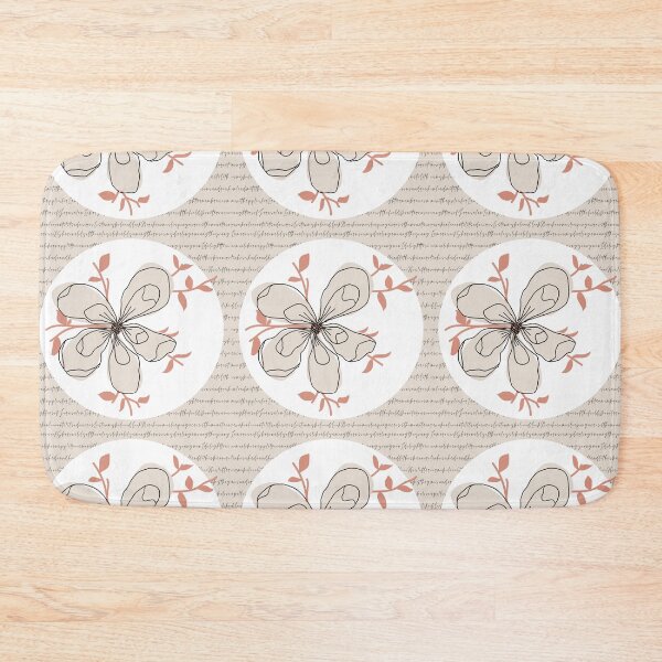 Item preview, Sand Colored Floral Design designed and sold by debjaynedesign.