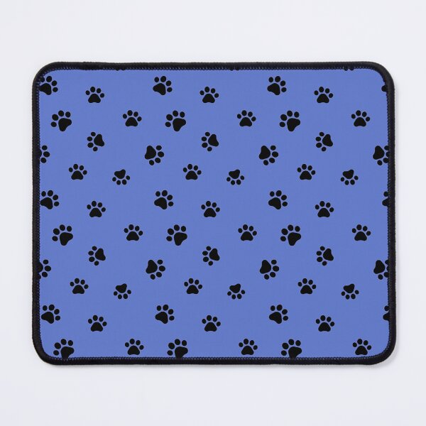 Item preview, Cute Dog Paw Print Pattern. Puppy foot prints with blue background designed and sold by S Quinn.