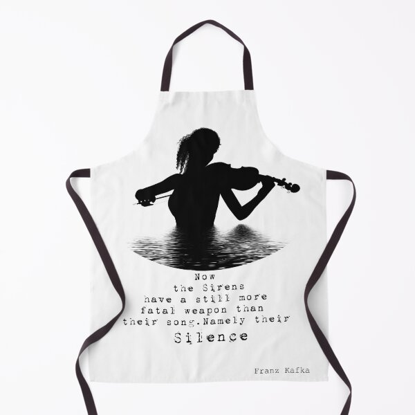 Item preview, Siren Song - Mermaid playing violin. Quote Franz Kafka designed and sold by S Quinn.