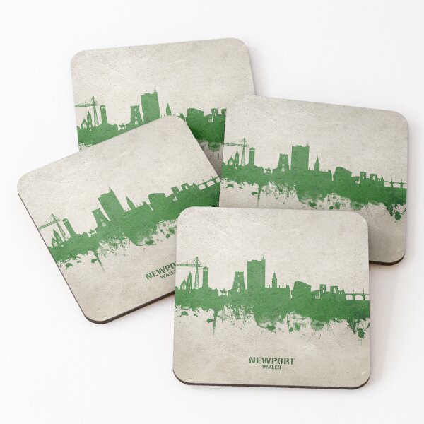 Item preview, Newport Wales Skyline designed and sold by ArtPrints.