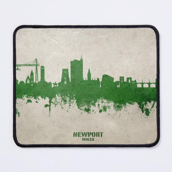 Item preview, Newport Wales Skyline designed and sold by ArtPrints.