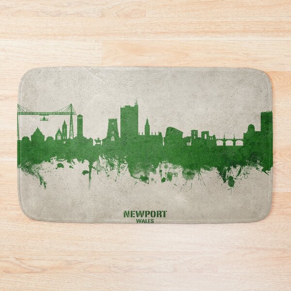 Item preview, Newport Wales Skyline designed and sold by ArtPrints.