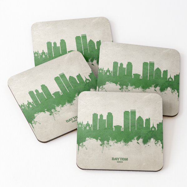 Artikelvorschau, Dayton Ohio Skyline entworfen und verkauft von ArtPrints.