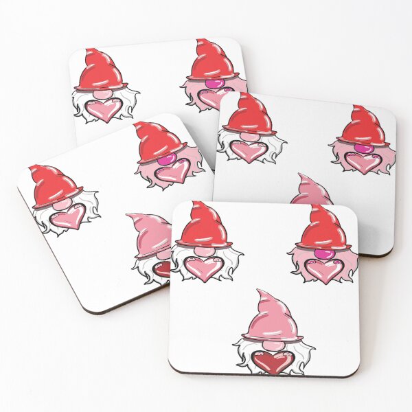 Item preview, Gnome Valentine's Day Set with Hearts designed and sold by JulesNeerg.