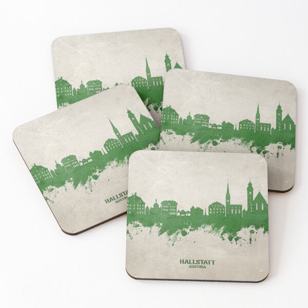Item preview, Hallstatt Austria Skyline designed and sold by ArtPrints.