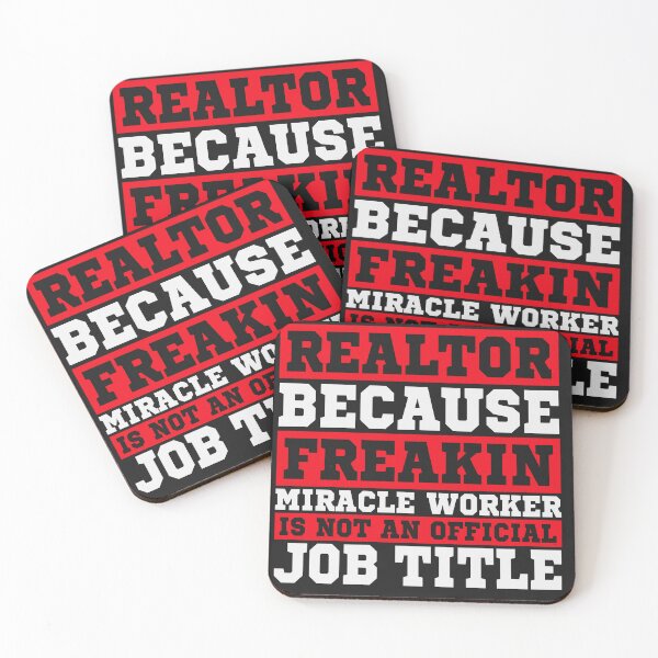 Item preview, Realtor. Miracle Worker is not an offical job title designed and sold by DigiDesigns702.